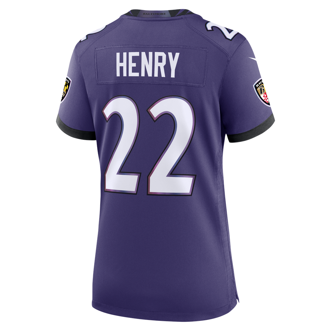 Derrick Henry Baltimore Ravens Nike Women's Alternate Game Jersey - Black