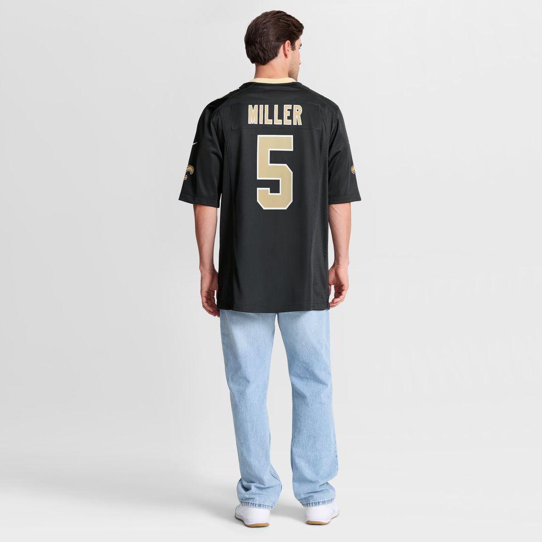 Kendre Miller New Orleans Saints Nike Team Game Jersey - Black