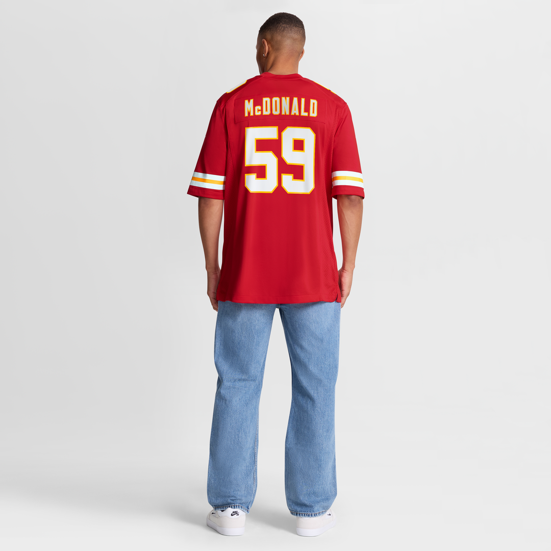 Cooper McDonald Kansas City Chiefs Nike Team Game Jersey - Red