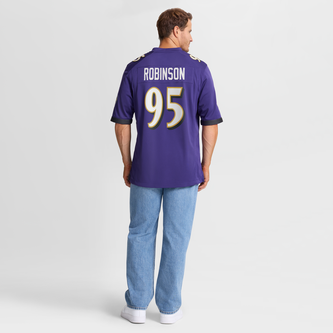 Tavius Robinson Baltimore Ravens Nike Team Game Jersey - Purple