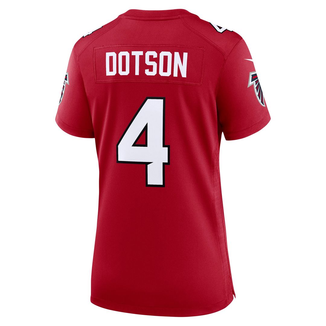 Jahan Dotson Atlanta Falcons Nike Women's Team Game Jersey - Red