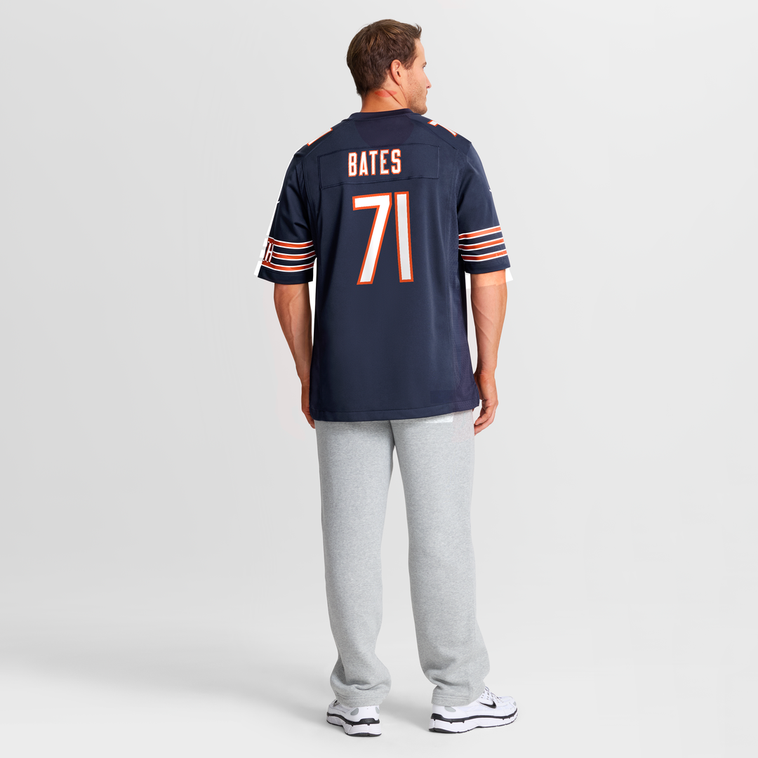 Ryan Bates Chicago Bears Nike Game Jersey - Navy