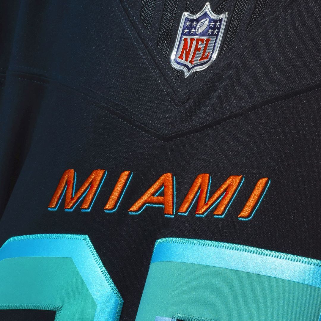 Tua Tagovailoa Miami Dolphins Nike 2025 Rivalries Collection Stitched Limited Jersey - Pitch Blue