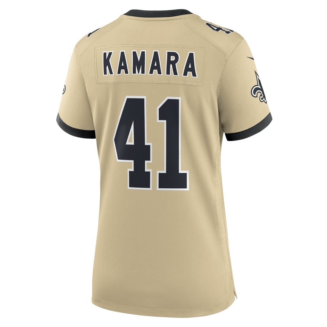 Alvin Kamara New Orleans Saints Nike Women's Game Jersey - Black