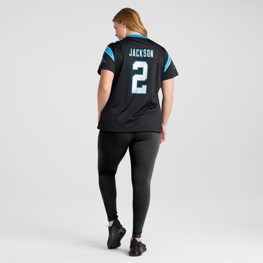 Mike Jackson Carolina Panthers Nike Women's Game Jersey - Black