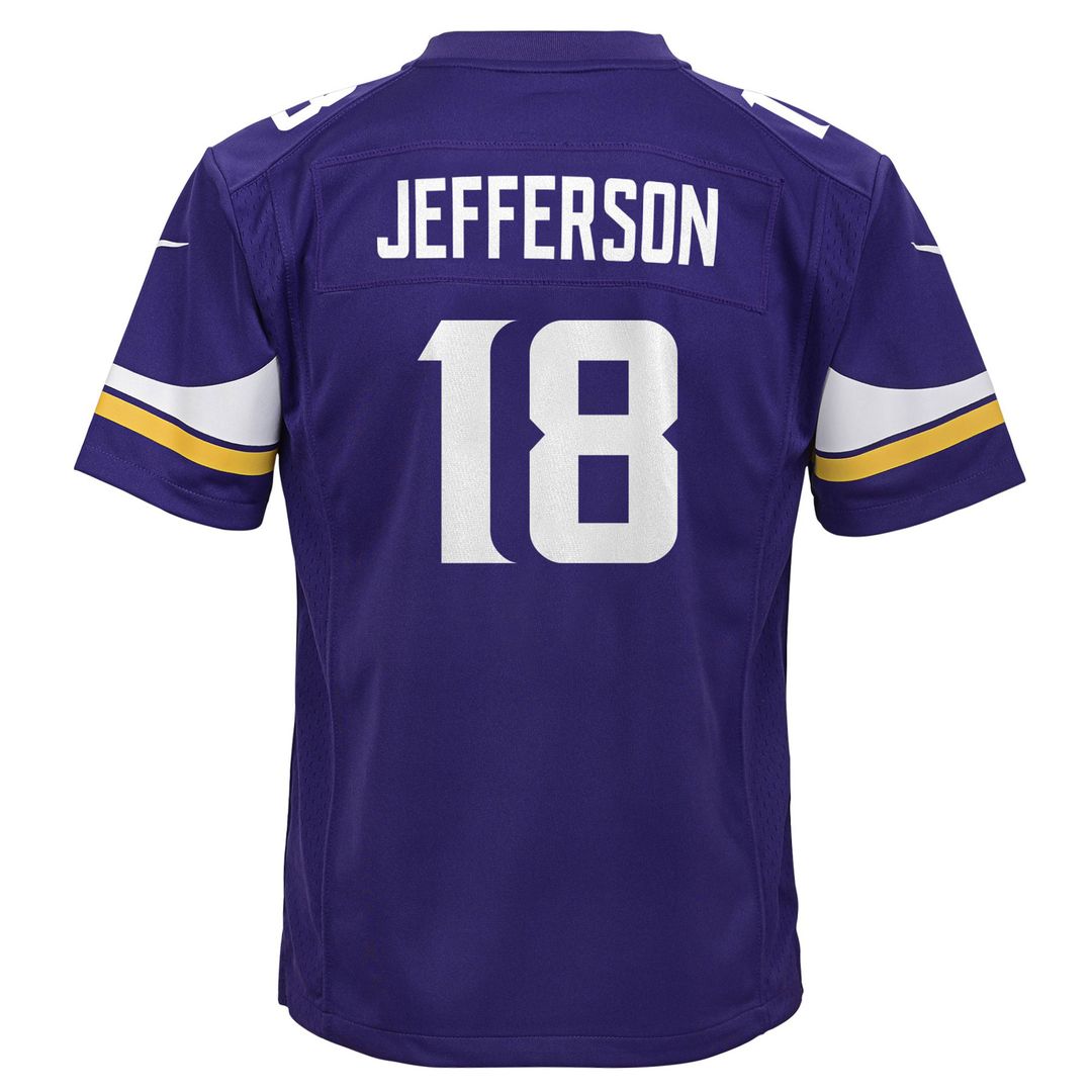 Justin Jefferson Minnesota Vikings Nike Youth Game Jersey - Purple