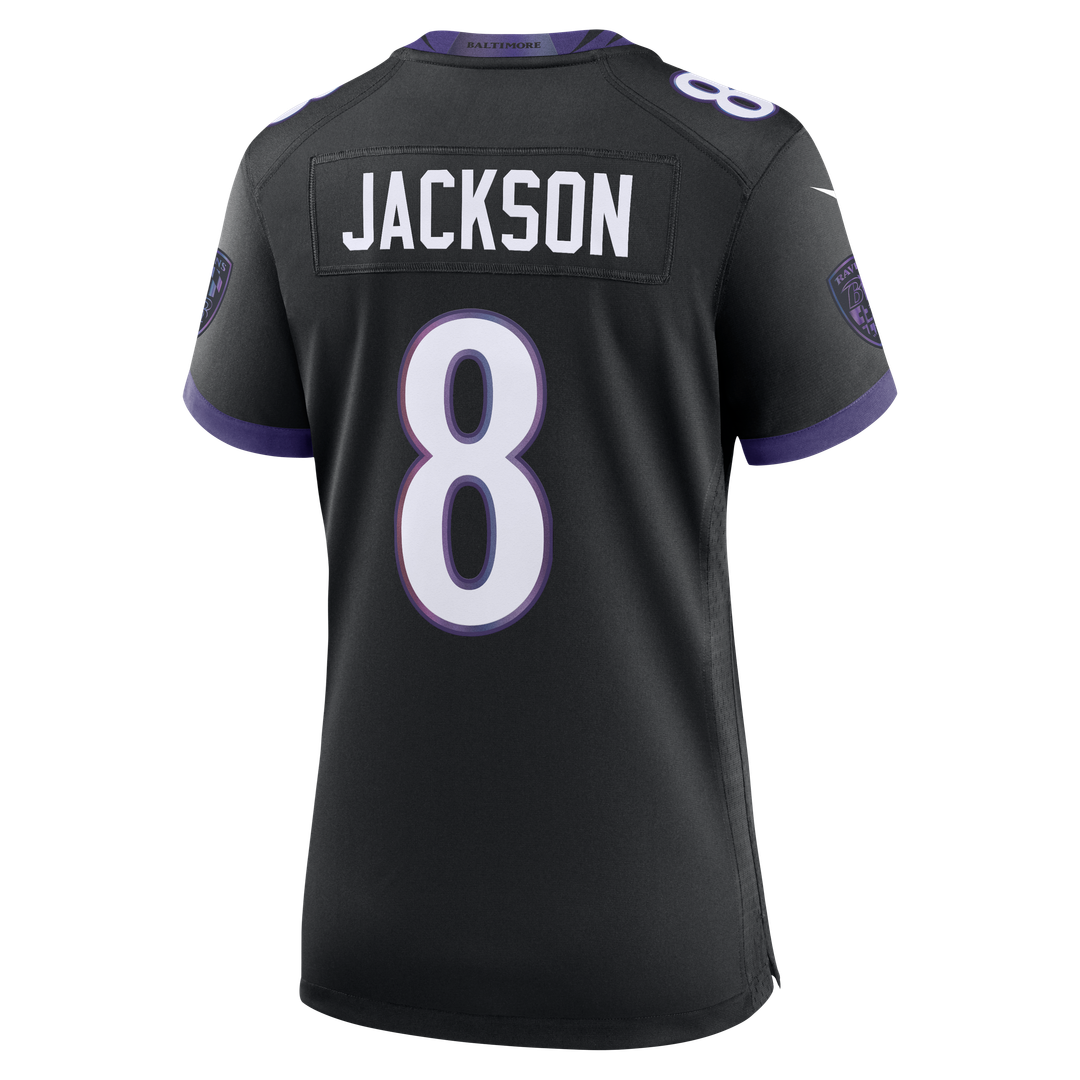 Lamar Jackson Baltimore Ravens Nike Women's Game Jersey - White