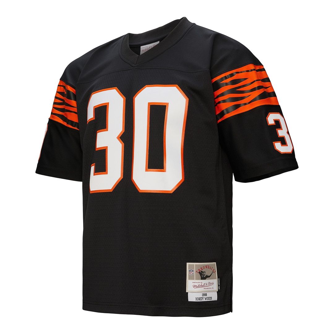 Ickey Woods Cincinnati Bengals Mitchell & Ness 1988 Legacy Replica Jersey - Black