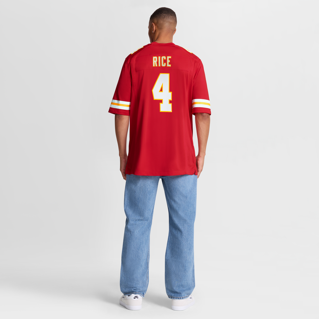 Rashee Rice Kansas City Chiefs Nike Game Jersey - Red