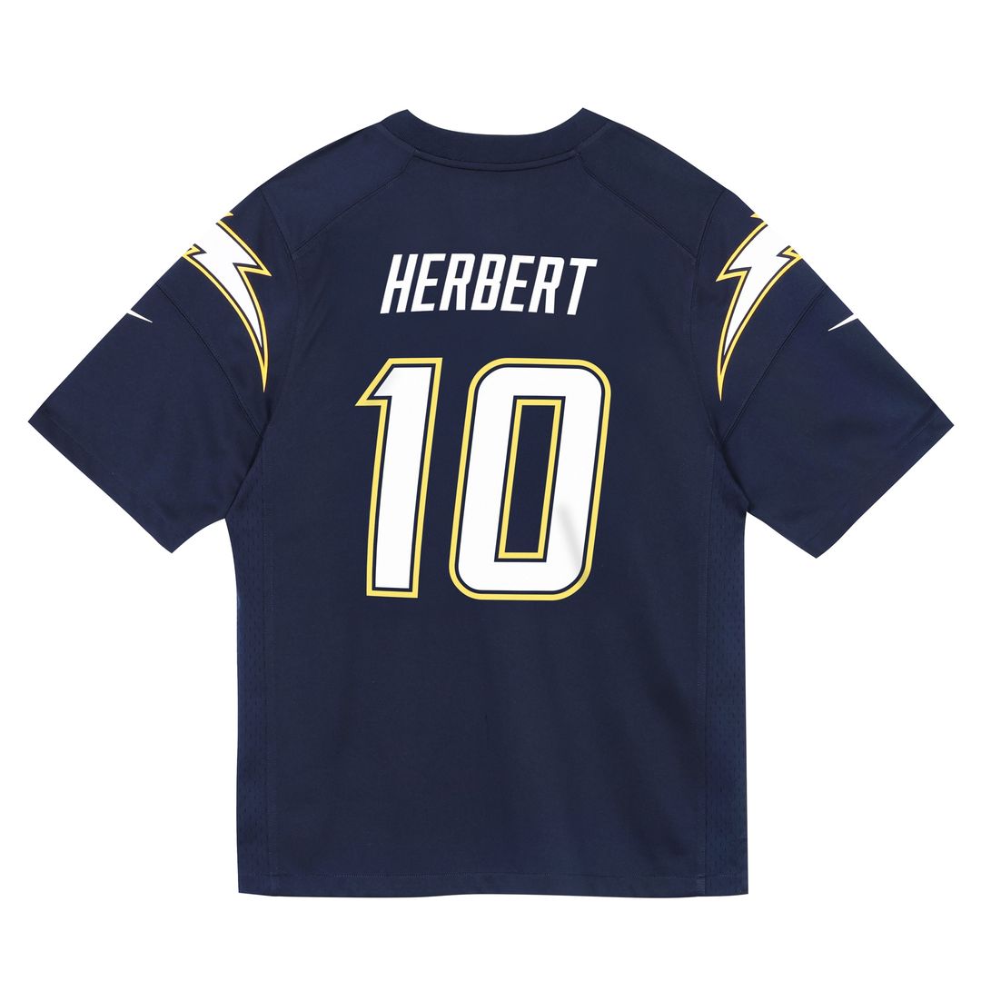 Justin Herbert Los Angeles Chargers Nike Preschool Alternate Game Jersey - Navy