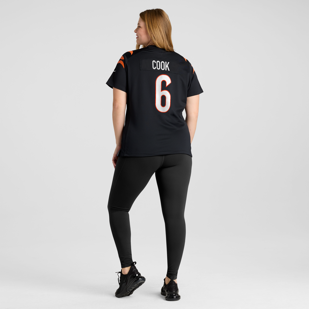 Bryan Cook Cincinnati Bengals Nike Women's Team Game Jersey - Black