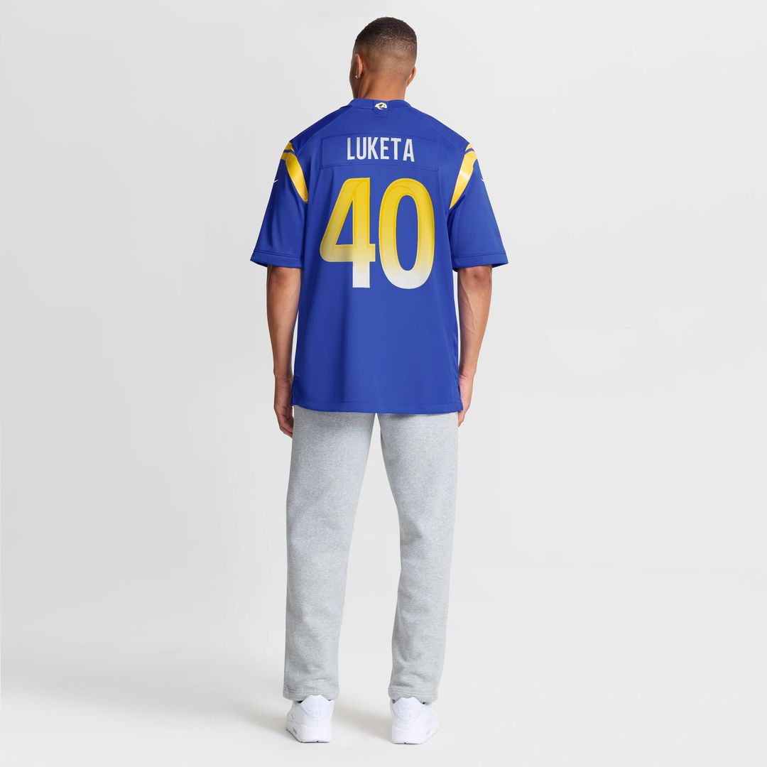 Jesse Luketa Los Angeles Rams Nike Team Game Jersey - Royal