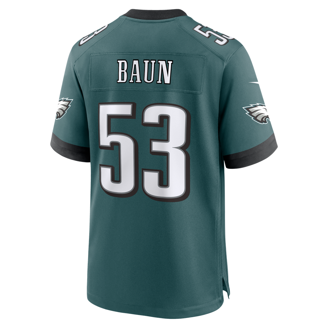 Zack Baun Philadelphia Eagles Nike Team Game Jersey - Midnight Green