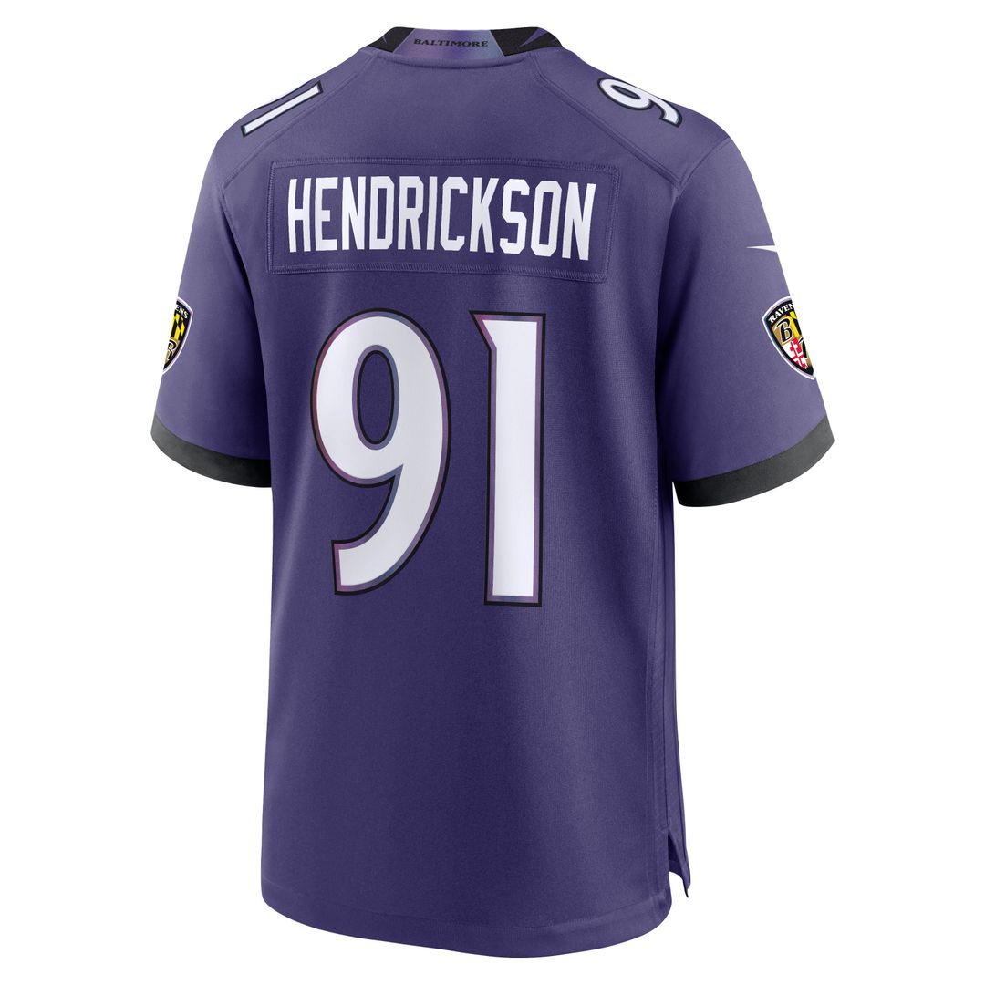 Trey Hendrickson Baltimore Ravens Nike Alternate Game Jersey - Black