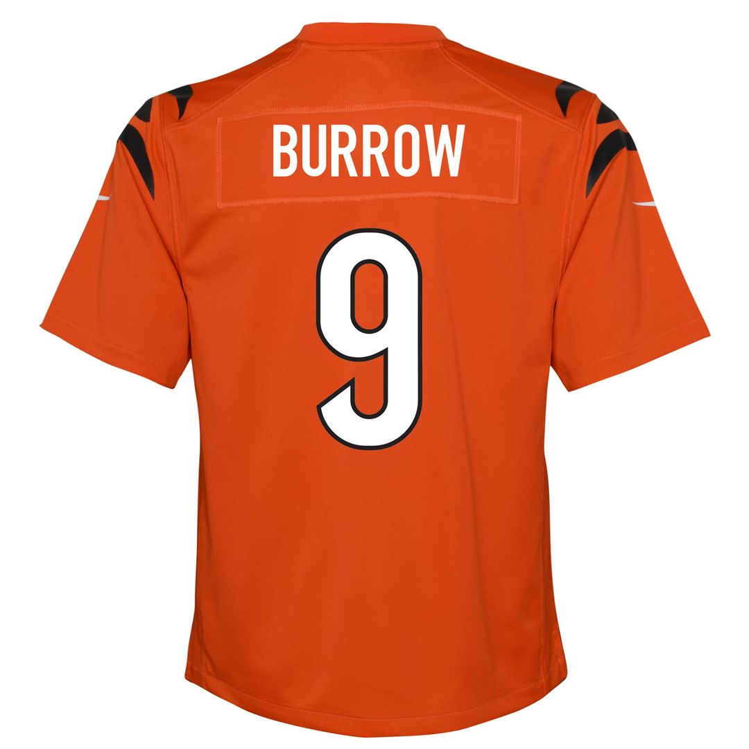 Joe Burrow Cincinnati Bengals Nike Youth Game Jersey - Black