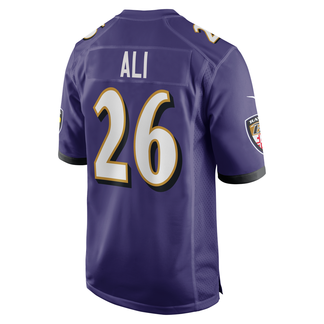 Rasheen Ali Baltimore Ravens Nike Team Game Jersey - Purple