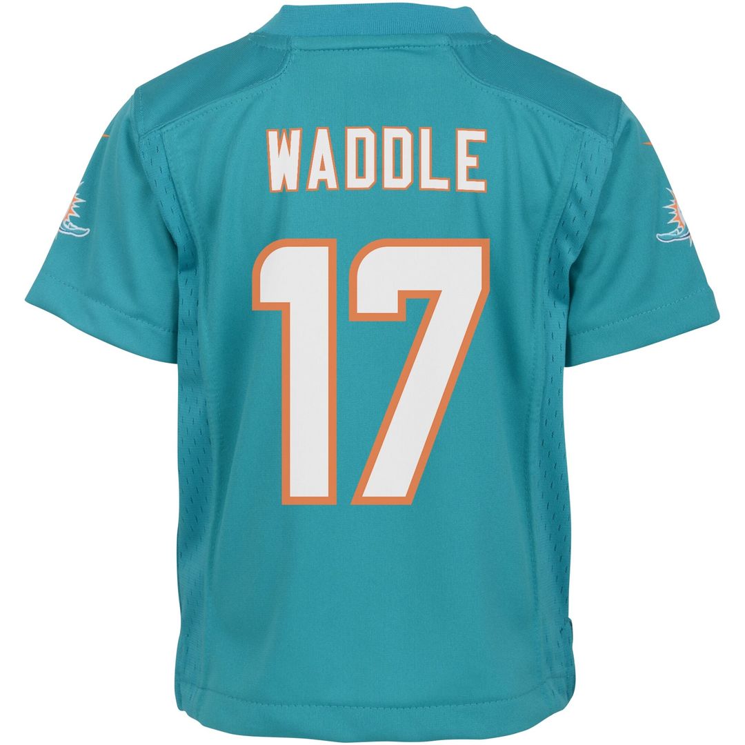 Jaylen Waddle Miami Dolphins Nike Infant Team Player Game Jersey - Aqua