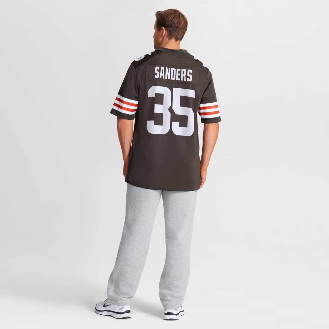 Raheim Sanders Cleveland Browns Nike Team Game Jersey - Brown