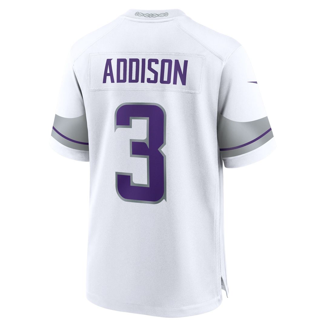 Jordan Addison Minnesota Vikings Nike Game Jersey - Purple