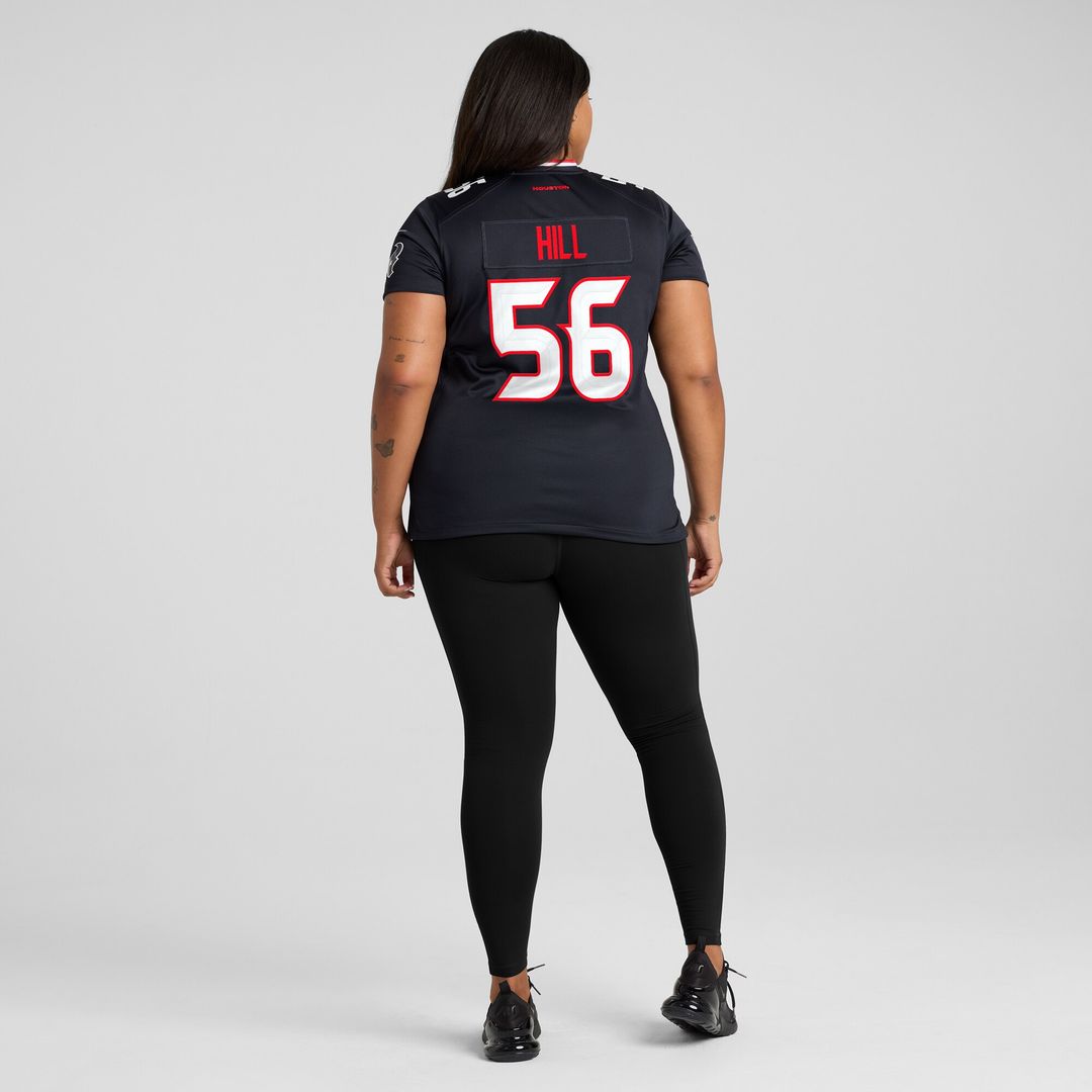 Jamal Hill Houston Texans Nike Women's Team Game Jersey - Navy