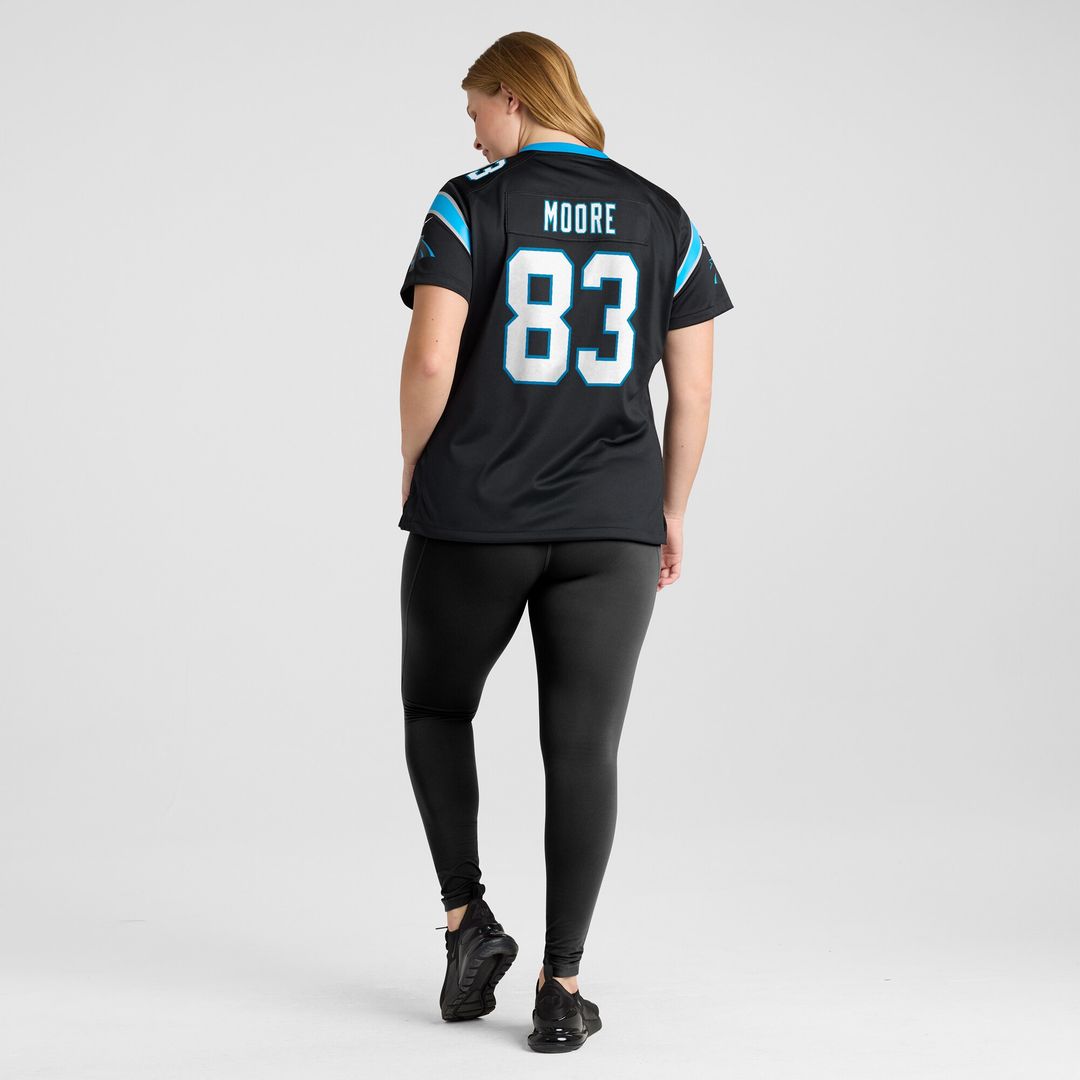 David Moore Carolina Panthers Nike Women's Game Jersey - Black