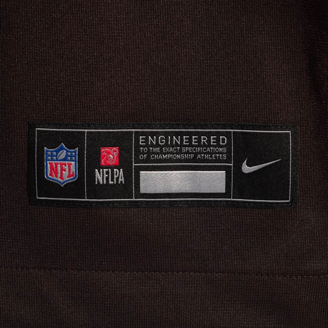 Zion Johnson Cleveland Browns Nike Team Game Jersey - Brown
