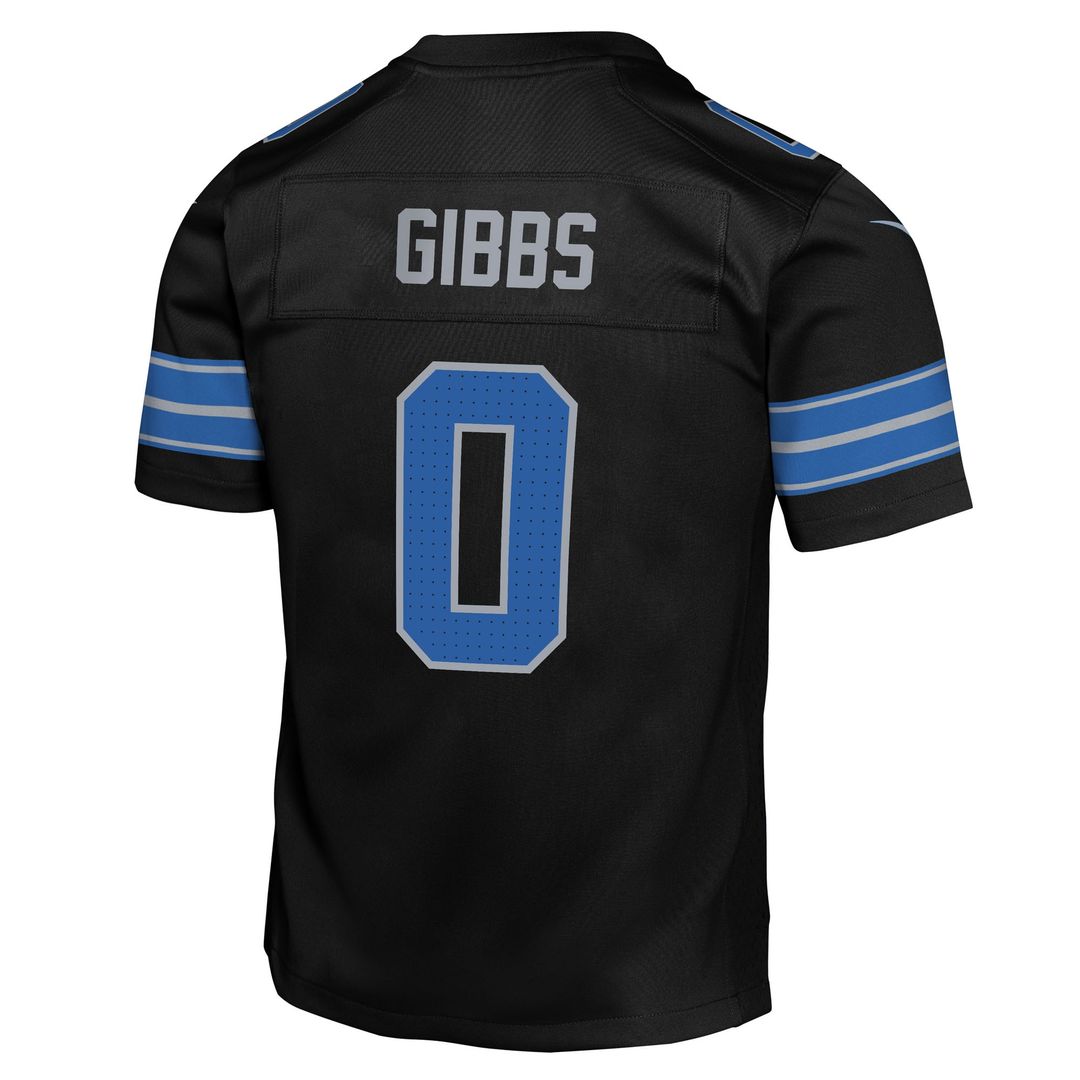 Jahmyr Gibbs Detroit Lions Nike Youth Game Jersey - Blue