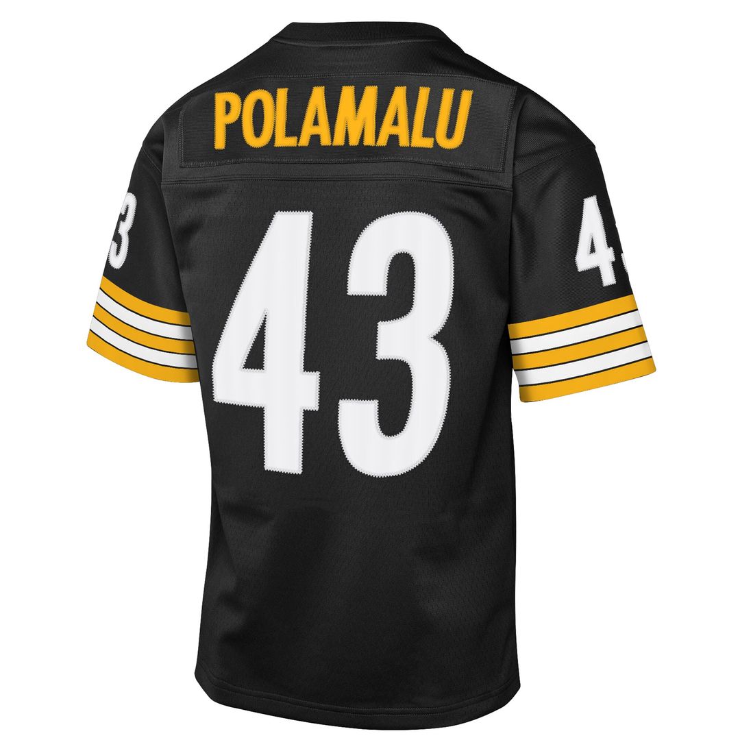 Troy Polamalu Pittsburgh Steelers Mitchell & Ness Youth 2005 Throwback Fashion Jersey - Black