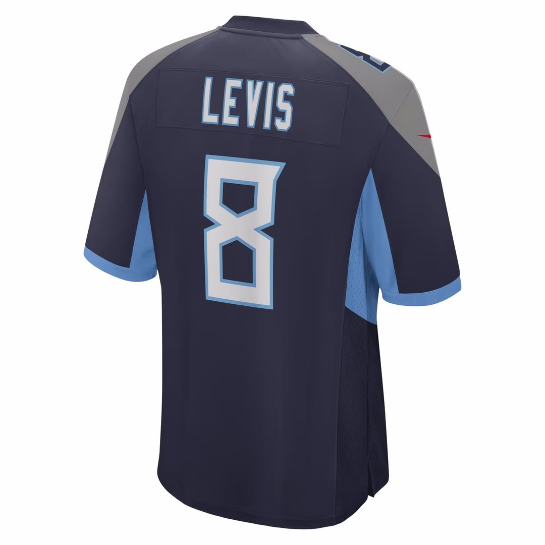 Will Levis Tennessee Titans Nike Youth Game Jersey - Light Blue