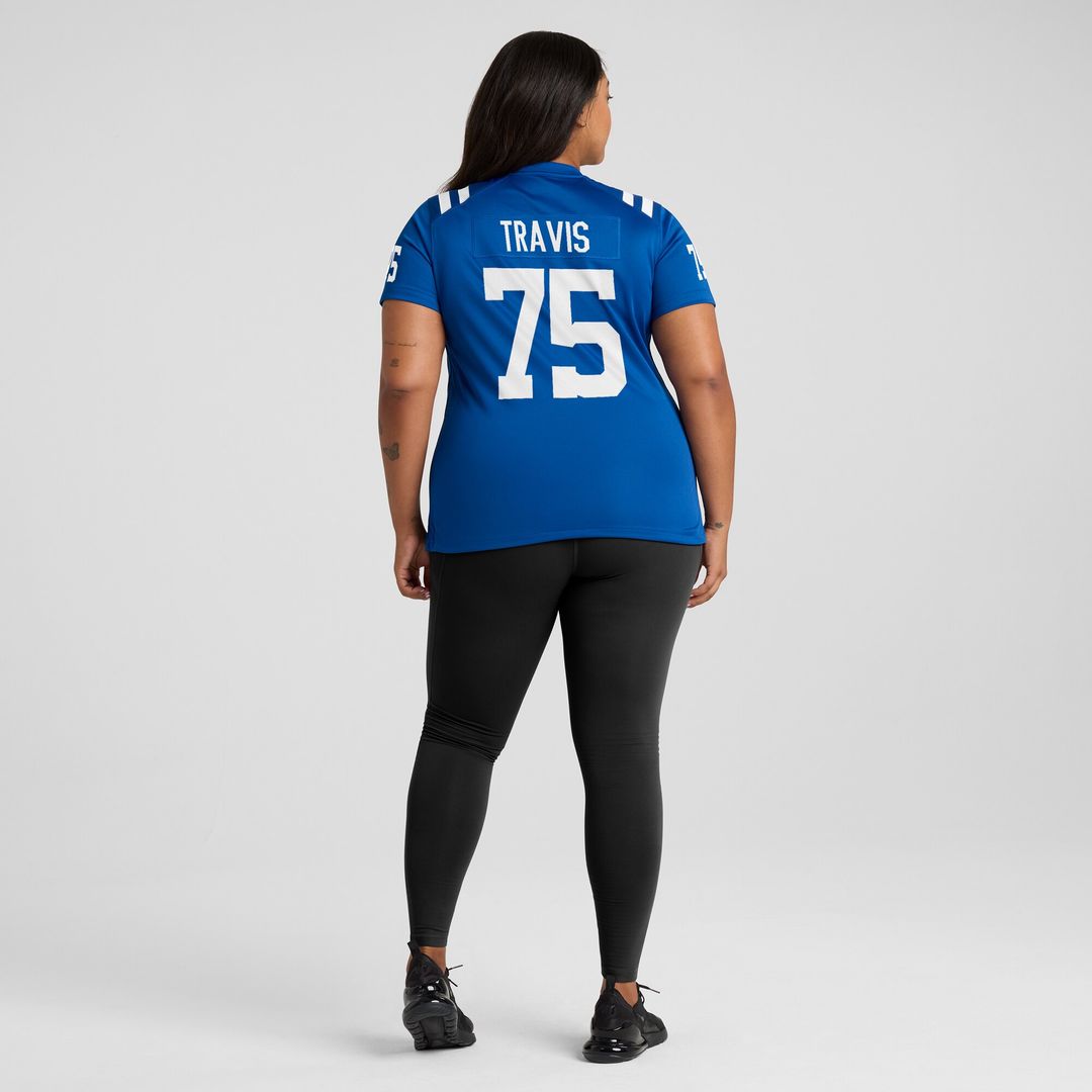 Jalen Travis Indianapolis Colts Nike Women's Team Game Jersey - Royal