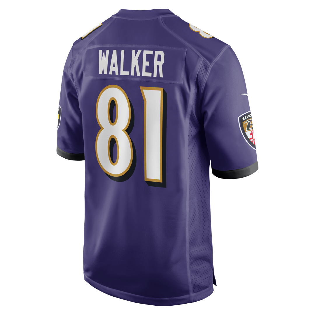 Devontez Walker Baltimore Ravens Nike Team Game Jersey - Purple