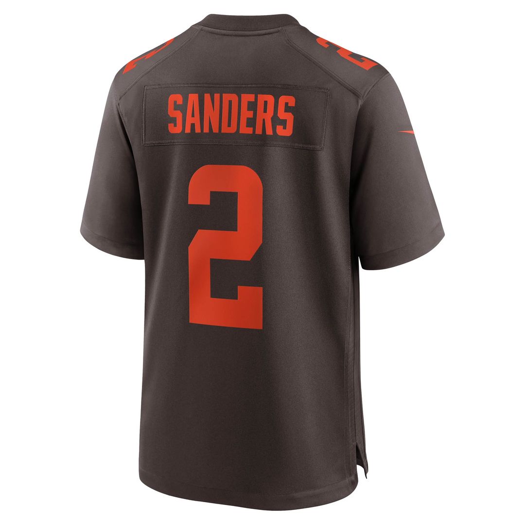 Shedeur Sanders Cleveland Browns Nike Alternate Game Jersey - White