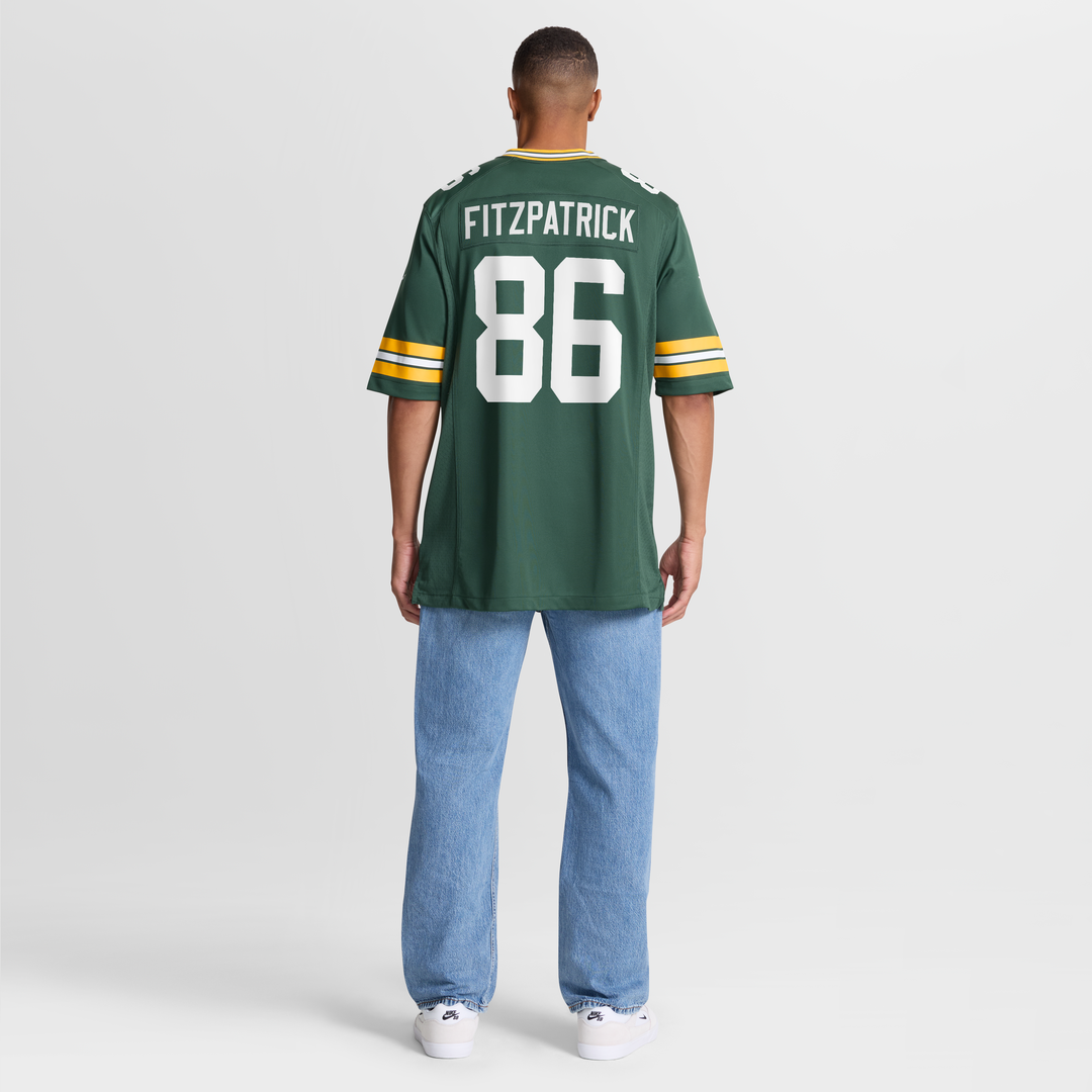 John FitzPatrick Green Bay Packers Nike Team Game Jersey - Green
