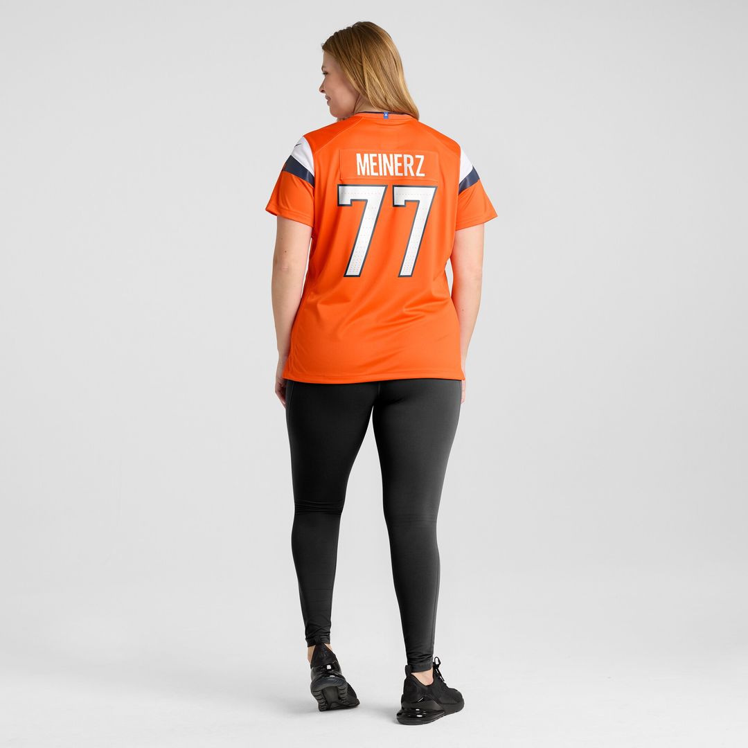 Quinn Meinerz Denver Broncos Nike Women's Team Game Jersey - Orange