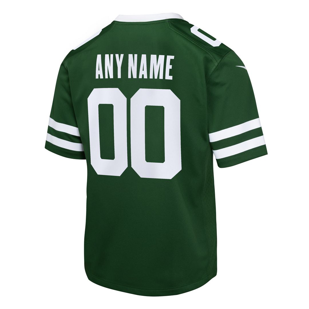New York Jets Nike Youth Custom Game Jersey - Legacy Green
