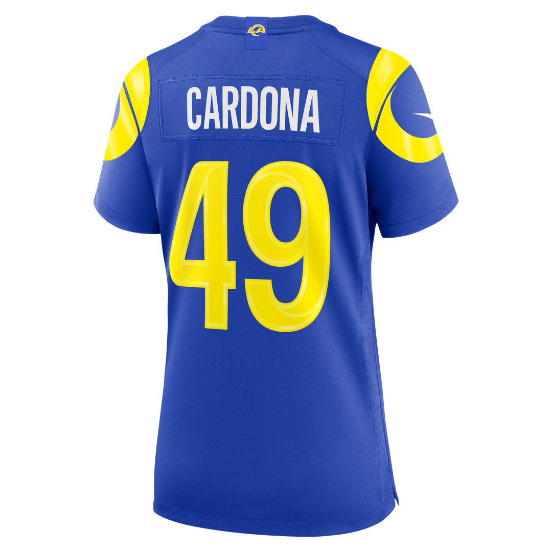 Joe Cardona Los Angeles Rams Nike Women's Team Game Jersey - Royal