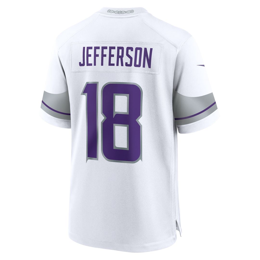 Justin Jefferson Minnesota Vikings Nike Classic Player Game Jersey - Purple