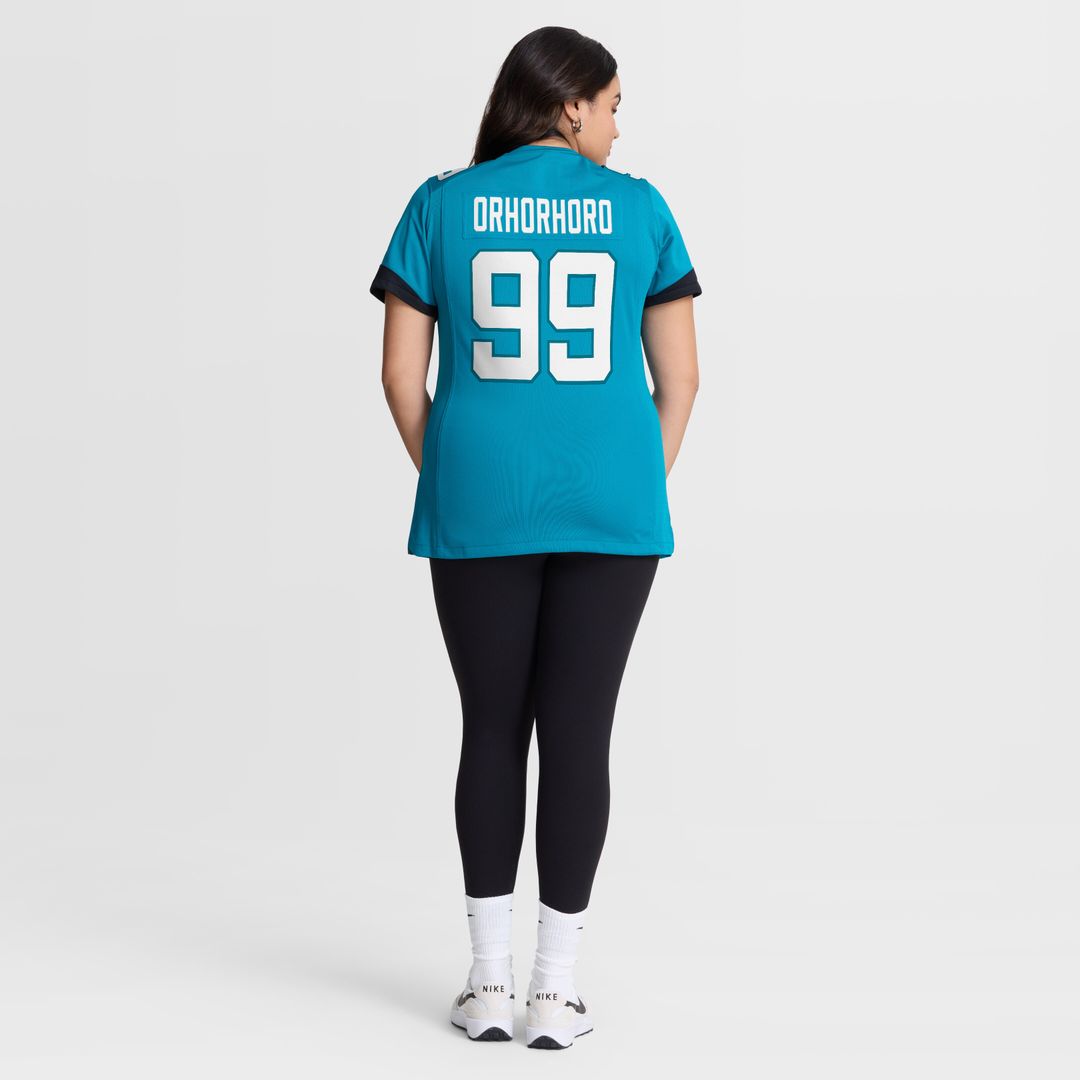 Ruke Orhorhoro Jacksonville Jaguars Nike Women's Team Game Jersey - Teal