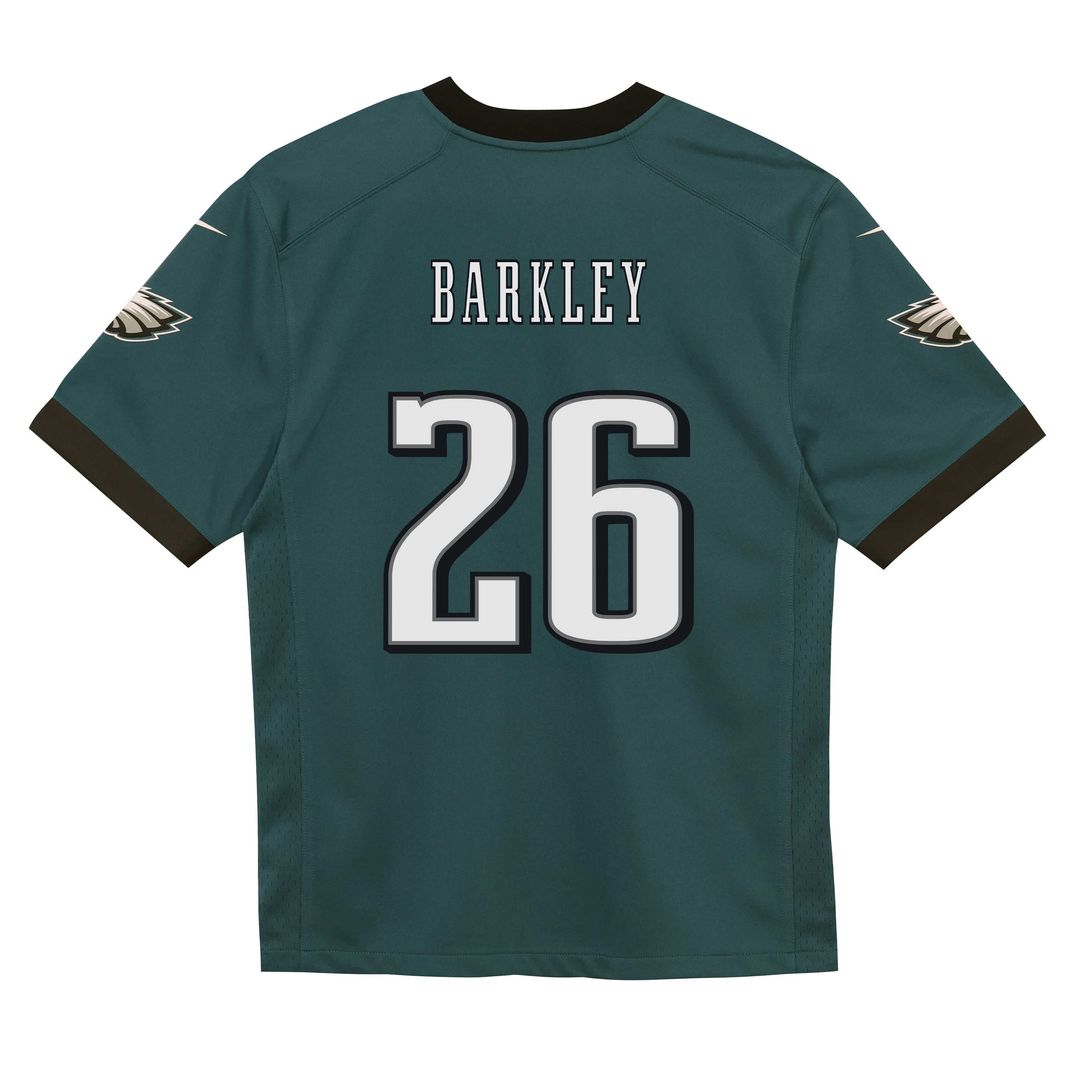 Saquon Barkley Philadelphia Eagles Nike Preschool Team Game Jersey - Midnight Green