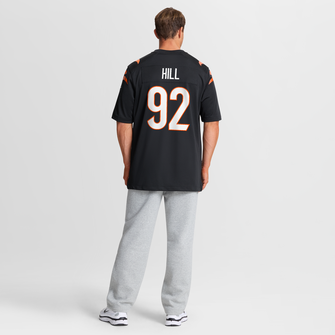 B.J. Hill Cincinnati Bengals Nike Game Jersey - Black