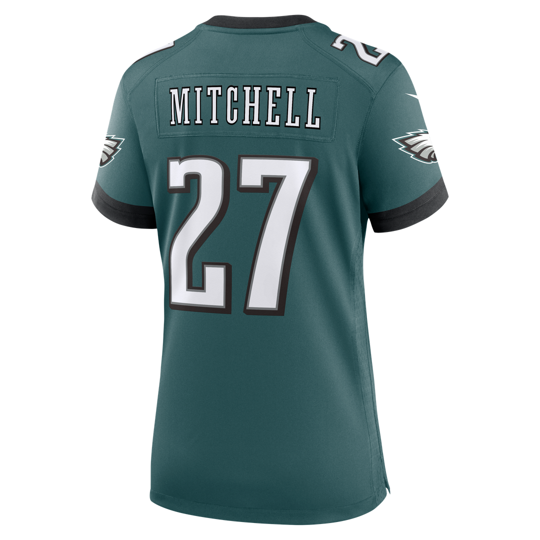 Quinyon Mitchell Philadelphia Eagles Nike Women's Team Game Jersey - Midnight Green