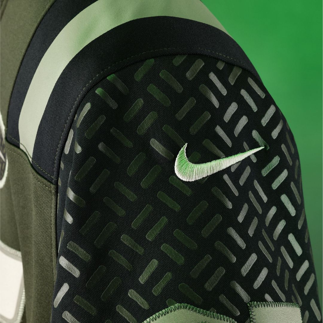 Breece Hall New York Jets Nike 2025 Rivalries Collection Stitched Limited Jersey - Gotham Green