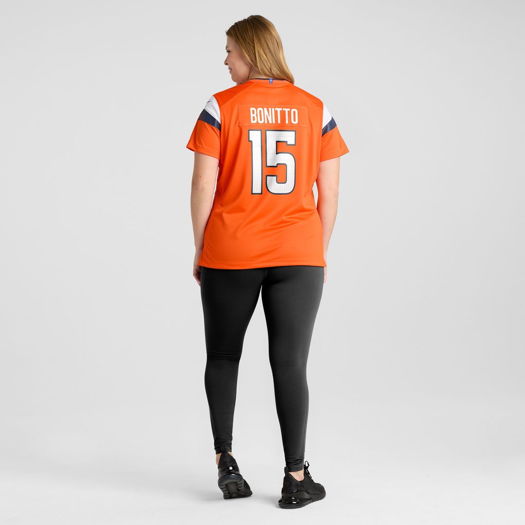Nik Bonitto Denver Broncos Nike Women's Team Game Jersey - Orange