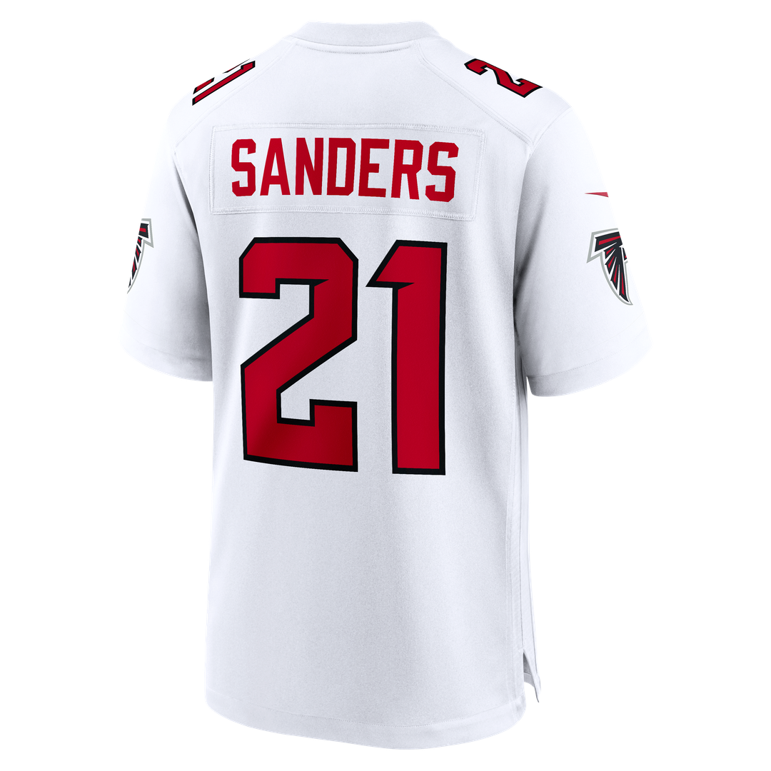 Deion Sanders Atlanta Falcons Nike Retired Player Game Jersey - Red