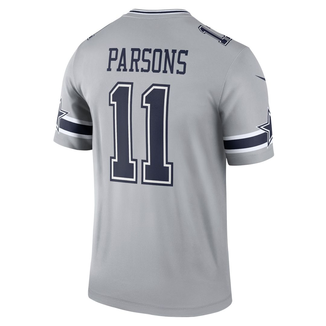 Micah Parsons Dallas Cowboys Nike Inverted Legend Player Performance Top - Gray