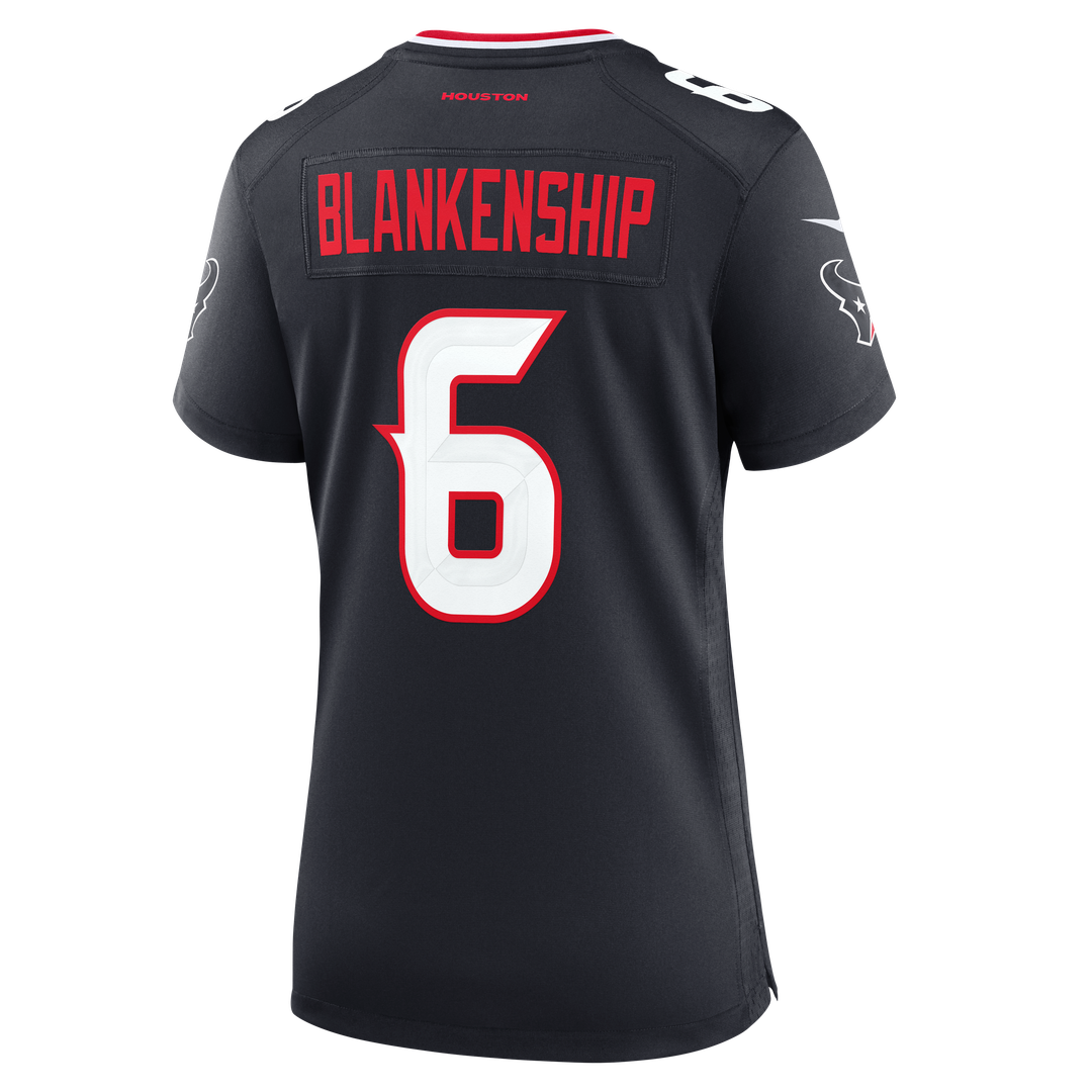 Reed Blankenship Houston Texans Nike Women's Team Game Jersey - Navy