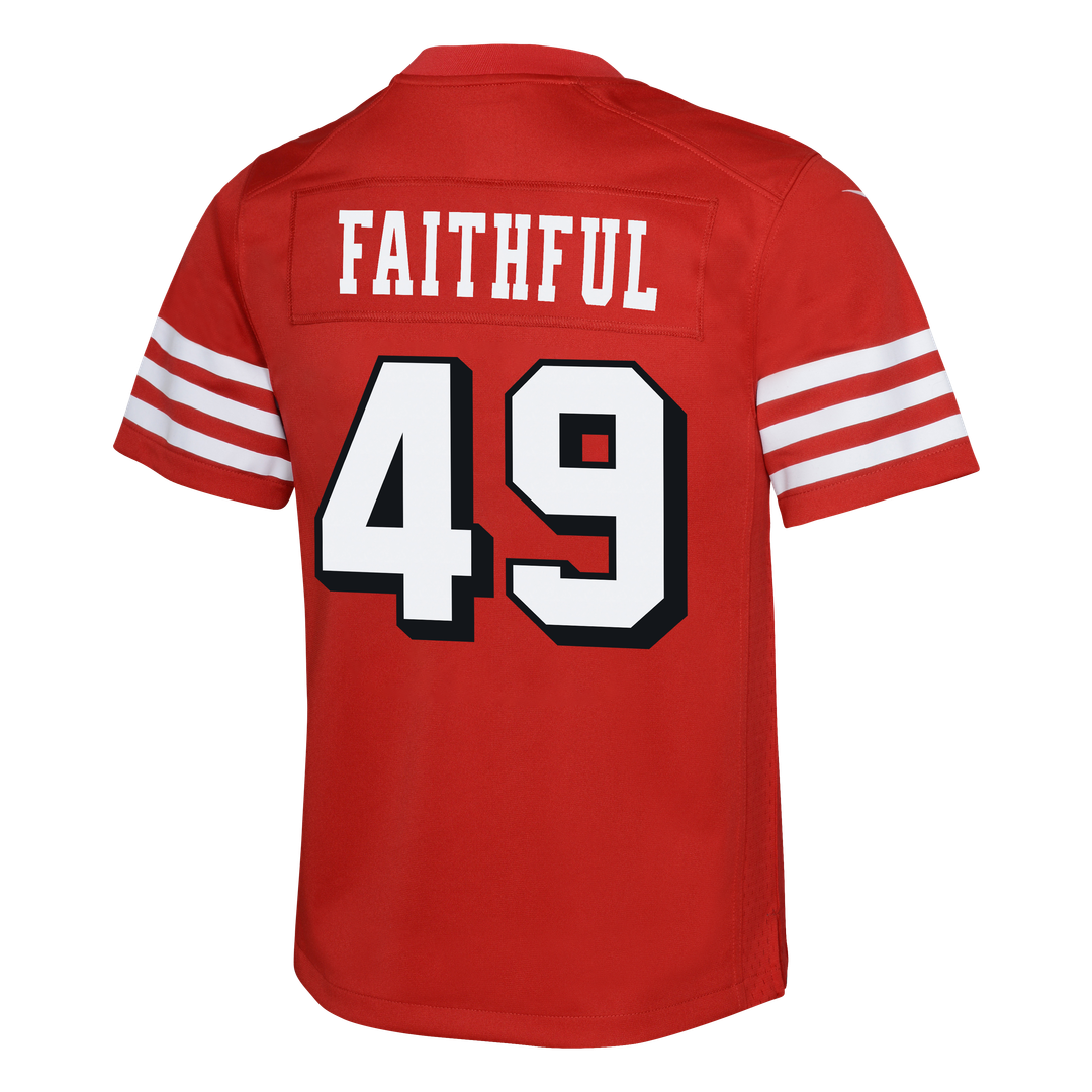 The Faithful San Francisco 49ers Nike Youth Alternate 2 Game Jersey - Scarlet