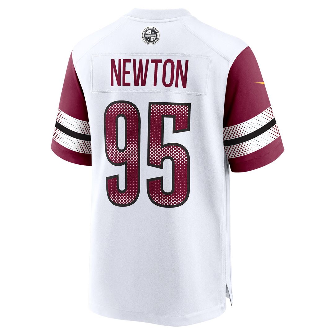 Jer'Zhan Newton Washington Commanders Nike Game Jersey - White