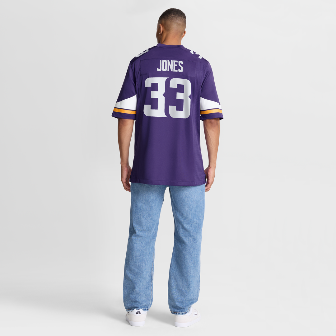 Aaron Jones Minnesota Vikings Nike Game Player Jersey - Purple