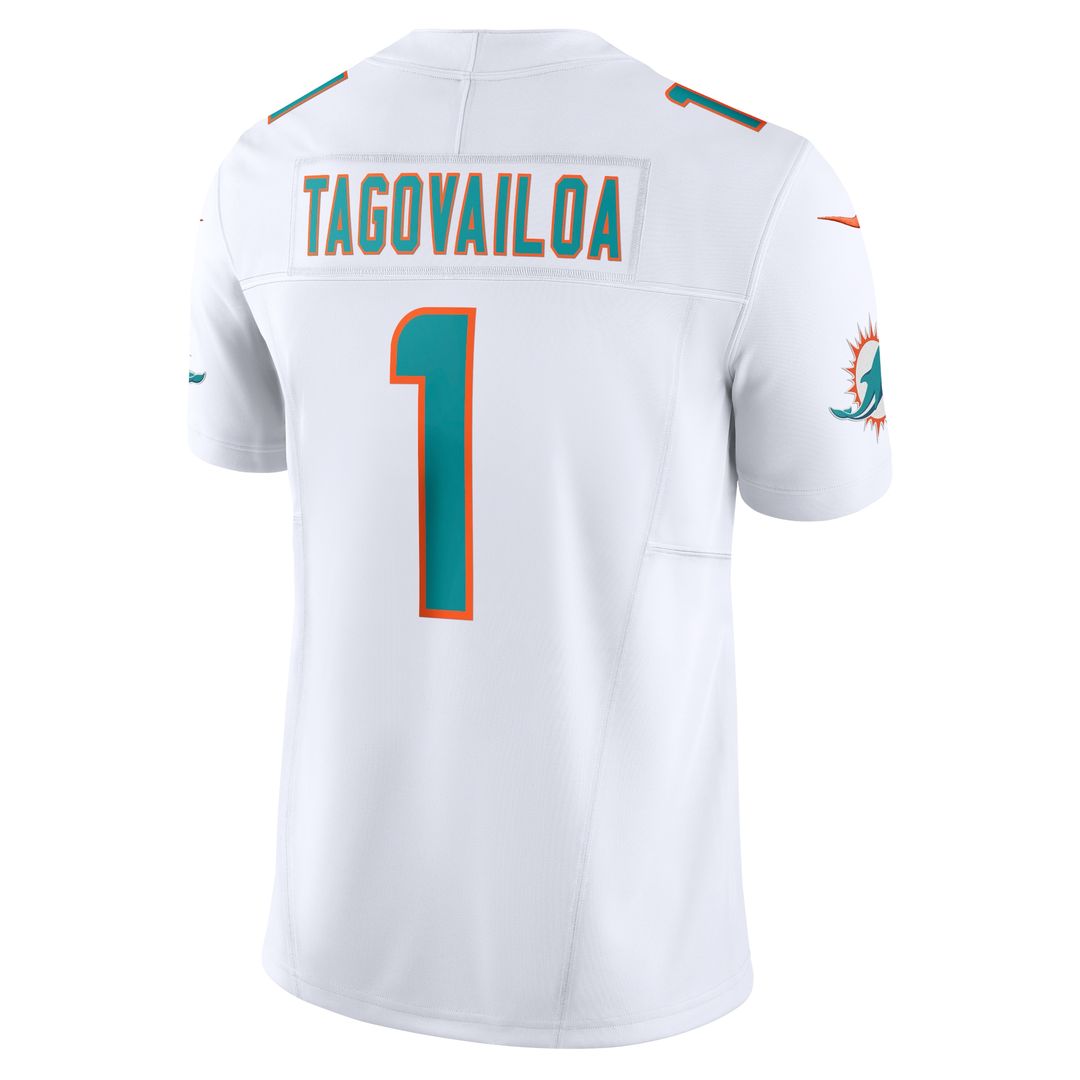 Tua Tagovailoa Miami Dolphins Nike Vapor F.U.S.E. Limited Jersey - Aqua